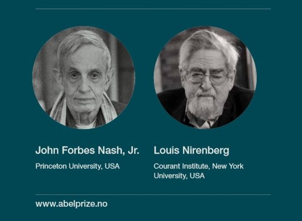 John Nash and Louis Nirenberg share 2015 Abel Prize
