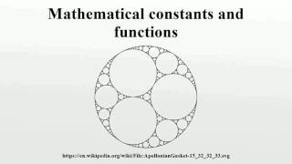 Some Favourite Mathematical Constants