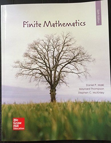 Finite Mathematics (Fifth Edition)