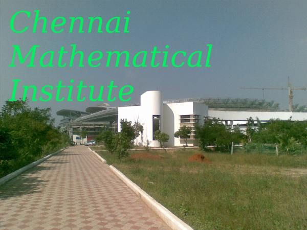 Chennai Mathematical Institute Admissions 2015